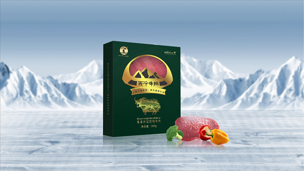 纳木错牛肉干包装设计